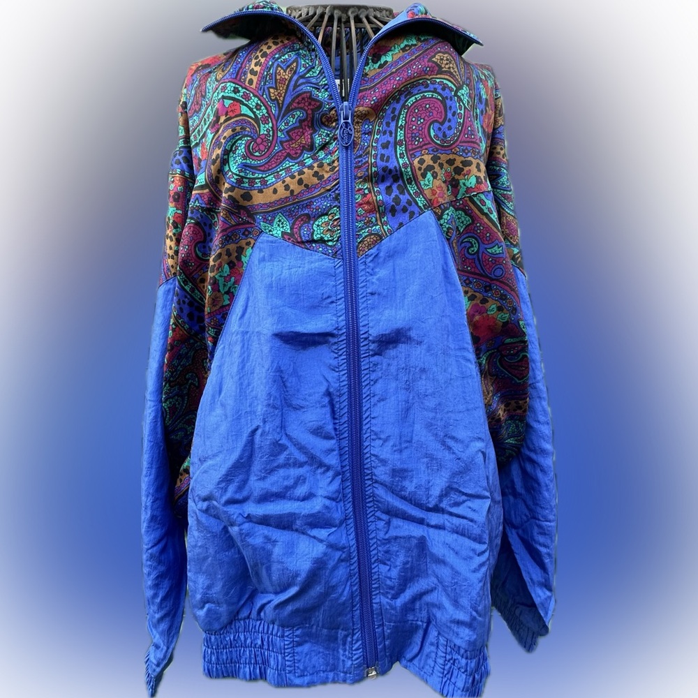 Lavon by Cheerful Corp Vintage 80s/90s Bomber Style Jacket Windbreaker Track - Picture 1 of 15